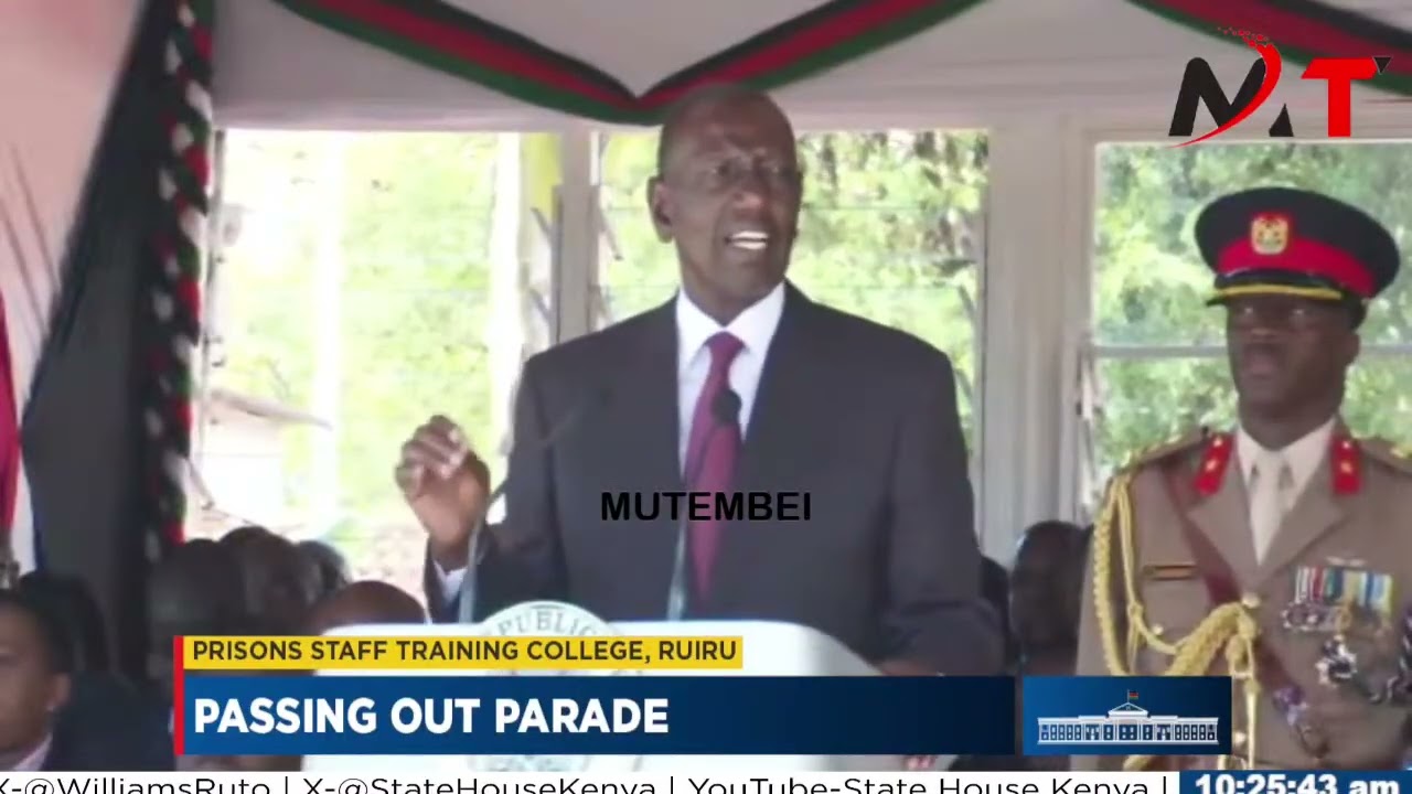 LISTEN TO WHAT PRES RUTO SAID IN PARADE PASSING OUT IN RUIRU!
