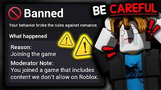 Roblox Will Ban You For Playing These Games...