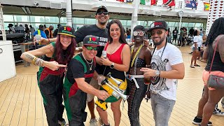 Miami🇺🇸/JamRock Cruise🇯🇲2023 Prt 4, Boarding the Ship and Sailaway Party!