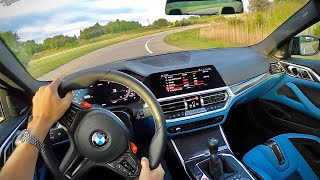 2021 BMW M4 Base 6-Speed Manual - POV First Impressions
