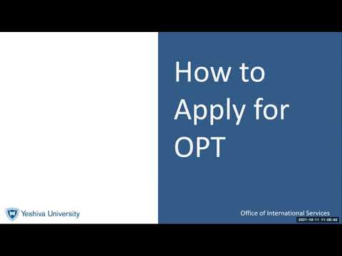 Post Completion OPT Information Session