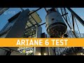 Ariane 6 upper stage installed for tests | Timelapse