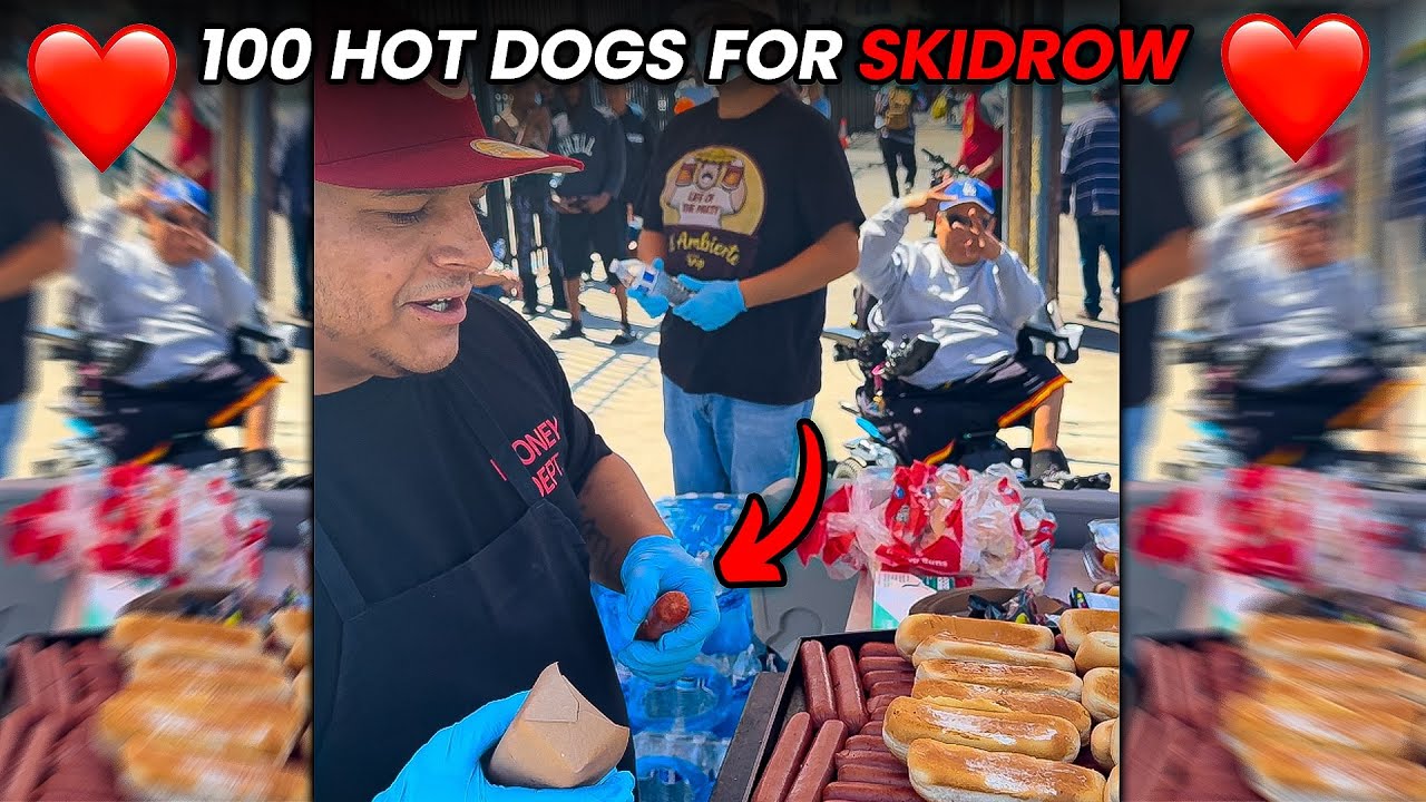 Cooking 120 Hot Dogs For The Homeless! - YouTube