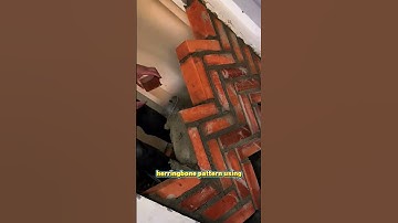 Classic Touch of Exposed Brick Installation.#shorts #construction #builder #fyp