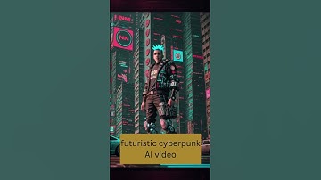 Futuristic cyberpunk Ai video #ai #kaiber #shorts