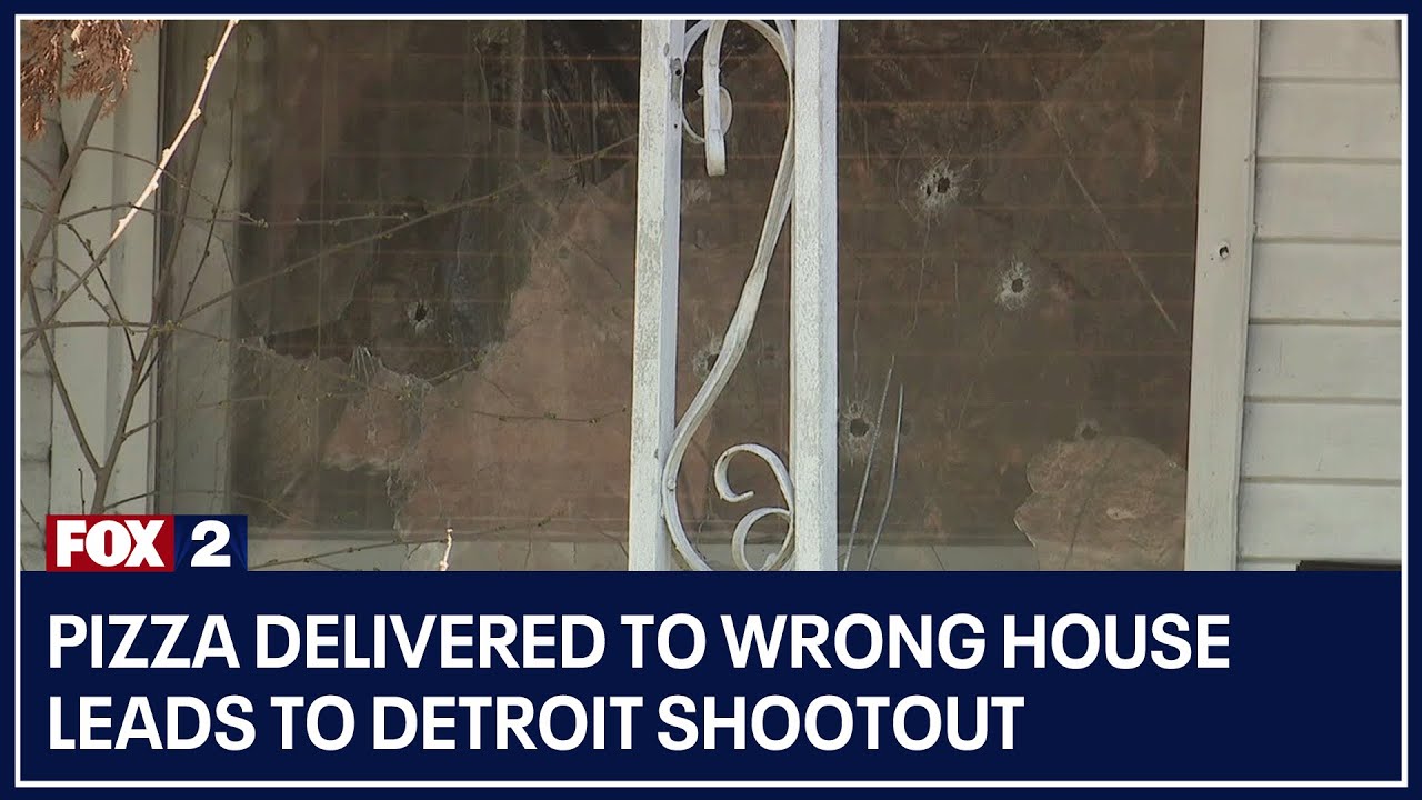 Pizza delivered to wrong house leads to Detroit shootout