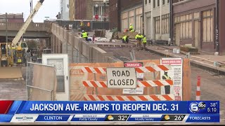 Jackson Avenue ramps to reopen Dec. 31