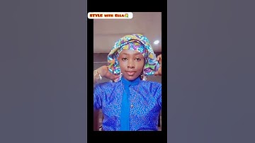 Quick Ankara Head wrap TUTORIAL, Detailed TUTORIAL on my channel #subscribetomychannel #shorts #gele