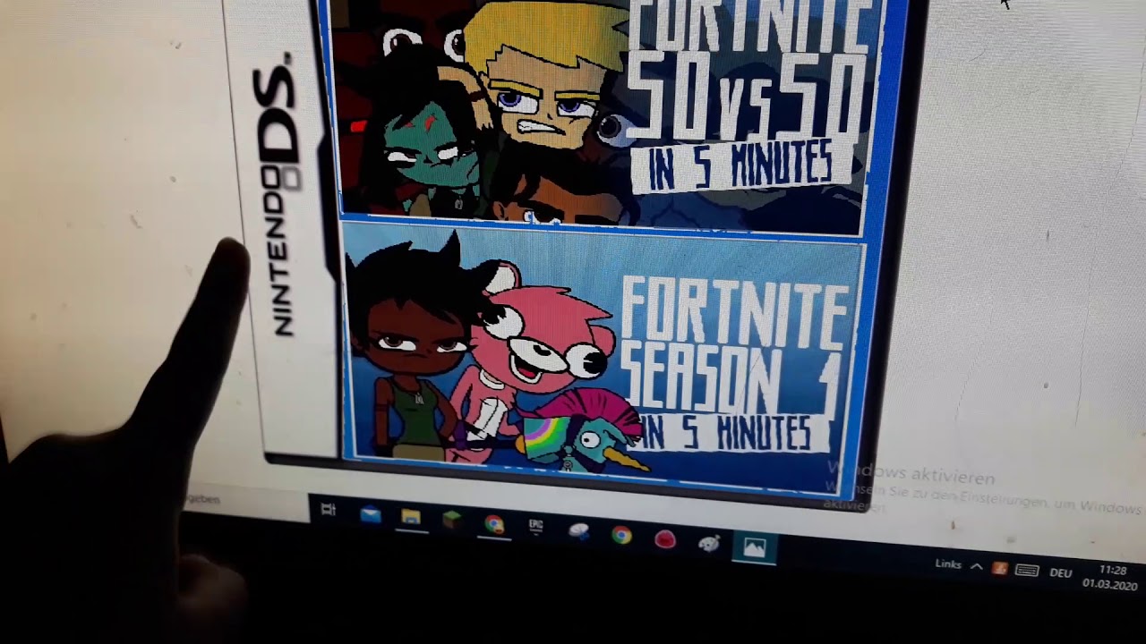 Fortnite Nintendo DS Game YouTube
