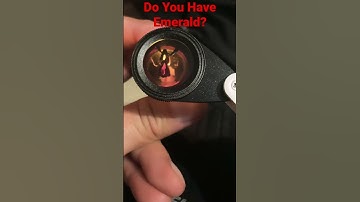 How To Determine If You Have Emerald In Under Two Seconds! #gemology #Emerald