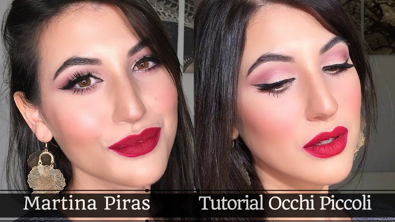 COME INGRANDIRE GLI OCCHI PICCOLI Makeup Tutorial Martina YouTube