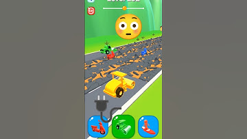🤐🚆🚒Shape-shifting #shorts game ll level 232 ll shape shifting transform funny racing game @TomFanc