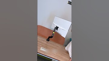 The Best Monitor Arm for a Clean and Productive Desk Setup!  #huanuo #monitorarm  #desksetup