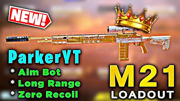🤯 ParkerYT *NEW* " Zero Recoil M21 EBR Loadout Codm br🔥Best M21 EBR Attachment br🔥Codmobile Tamil❣️