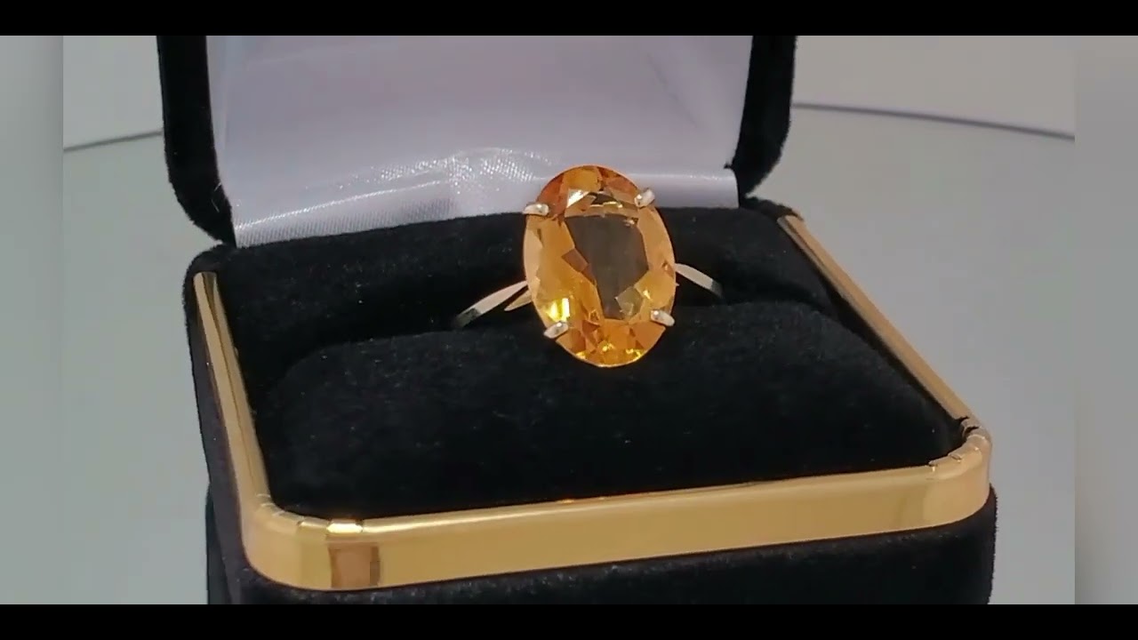 Citrine Ring Collection - YouTube