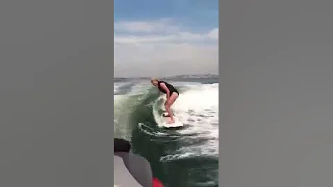 Janet Fagan on the LF Noserider