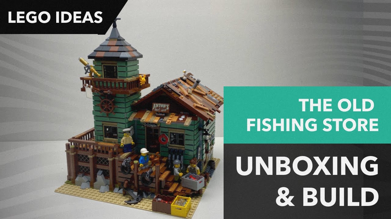 LEGO Old Fishing Store - 21310 - BRICKLINK Unboxing and Speed Build 