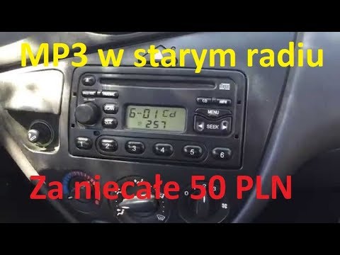 Montaż modułu mp3 do starego radia samochodowego za 5 dych!