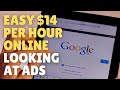 Make $14/Hour Watching and Seeing Ads Online 2021