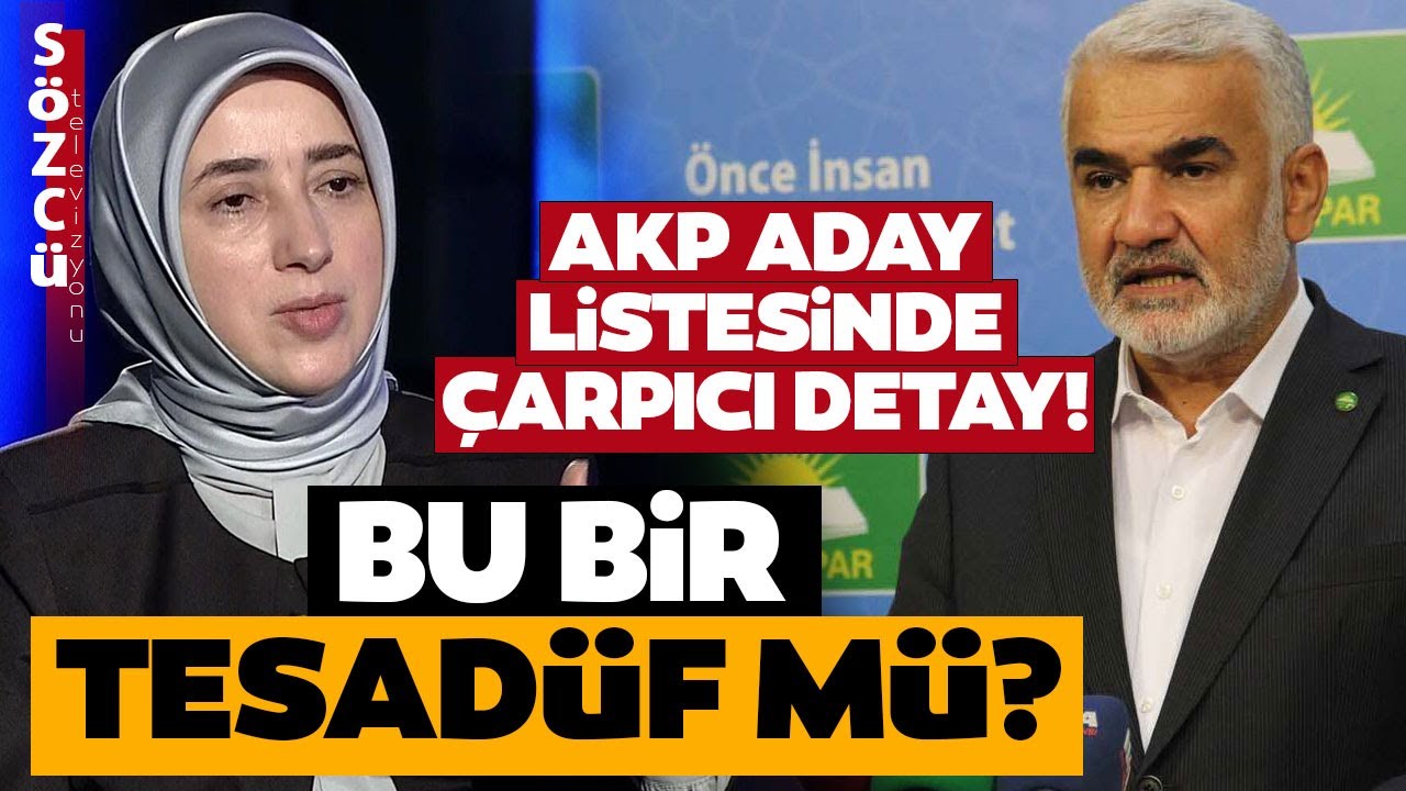 ⁣AKP'nin Vekil Aday Listesinde Gündem Olacak Özlem Zengin ve HÜDA PAR Detayı