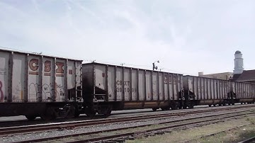 CSX 912 West in Hi Def at Charlottesville,VA on 4/20/10