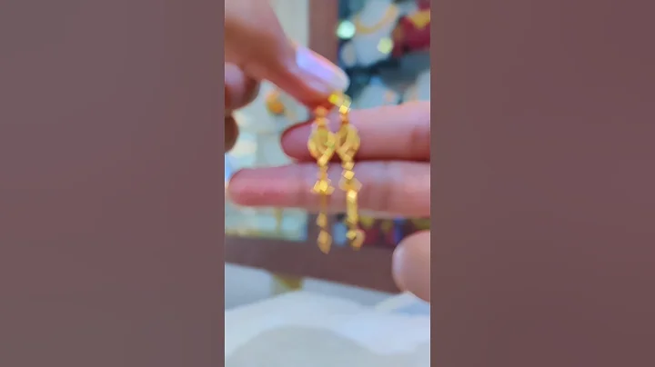 Gold new hook lari earring design #shorts #viral #jewellerydesign  #jewellery #gold #earring #viral