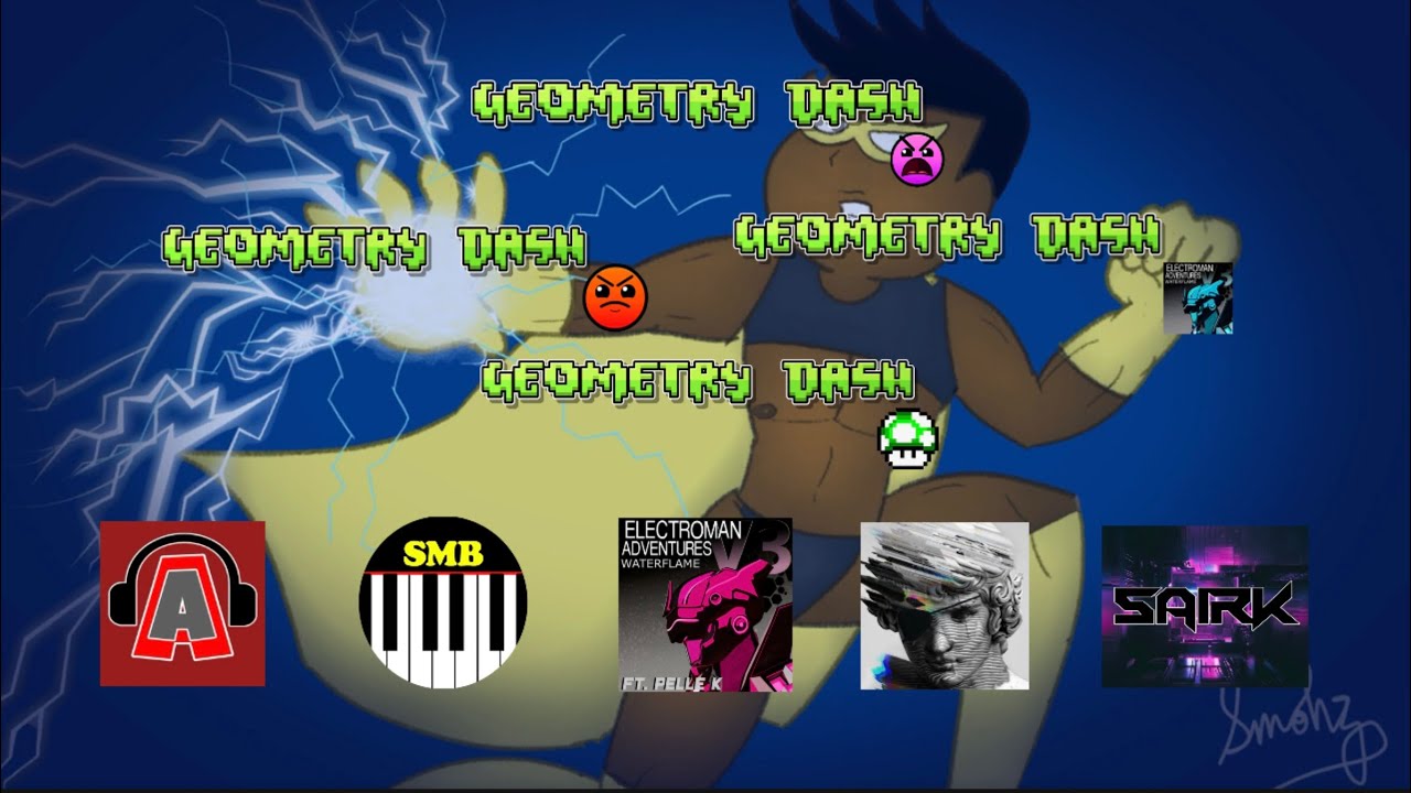 Electroman Adventures [Waterflame - Geometry Dash] Ultimate Mashup (750 subs special)