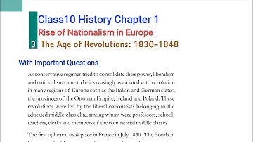 Class10 History Chapter 1 Rise of Nationalism in Europe part 4 Detailed Explanation 2023-24