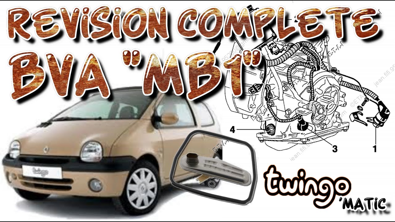 Comment faire une Révision complète de BVA Type MB1 Sur la Renault TWINGO  Matic