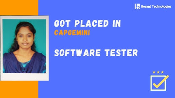 Besant Technologies Bangalore Reviews | Kayal Got Placed in CAPGEMINI | Software Testing Course