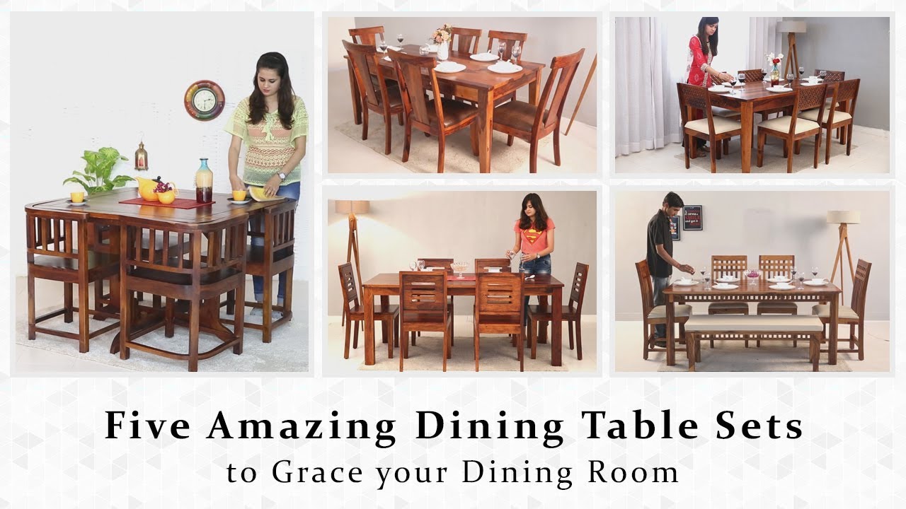 Dining Table Set Five Amazing Dining Table Set To Grace Your Dining Room From Wooden Street YouTube