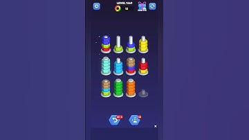 nut sort game/ level 1369 #shorts #ammycandycrush #gameplay #puzzlegames #mobilegames