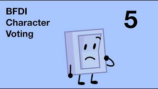 BFDI Character Voting 5