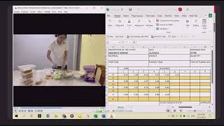 BPB31303 INDUSTRIAL ENGINEERING INDIVIDUAL ASSIGNMENT TIME STUDY SHEET - SANDWICH MAKING