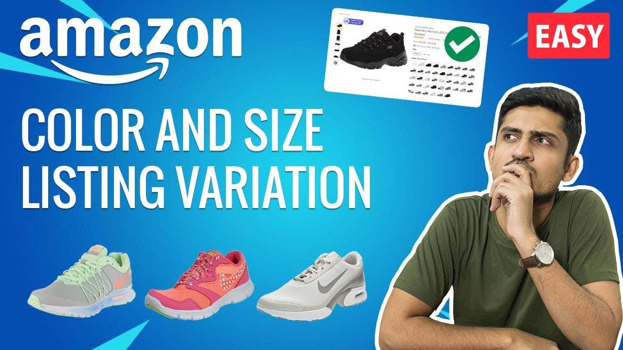 How To Create Amazon Product Listing With Variations | Amazon FBA Color ...