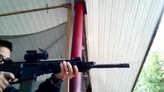 Testing out my new Bushmaster ACR Enhanced with WE MSK hand guard