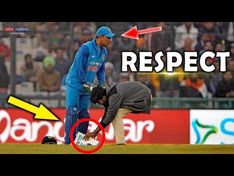 Indian Cricket Team ► #Respect ► Most Emotional & Beautiful Moments ► Updated 2018