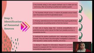 Chapter 2- Steps in The Procurement Management