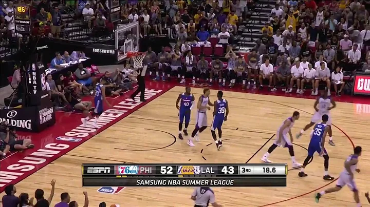 D'Angelo Russell 22 Pts   Highlights ¦ Sixers vs Lakers ¦ July 9, 2016 ¦ 2016 NBA Summer League