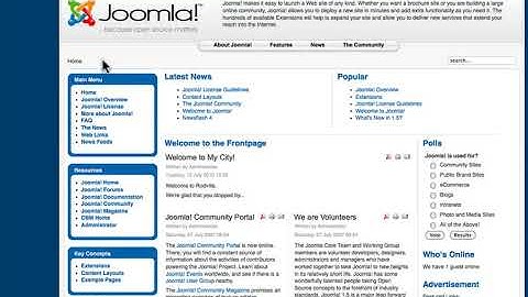 Joomla 1.5 Intermediate, Lesson #5: Warm-Up