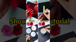 Interesting Little Craft Flowing Color Fan And Honeycomb Paper