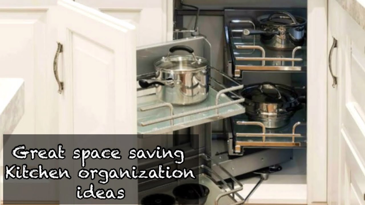 Space saving kitchen organization ideas 2020 - YouTube