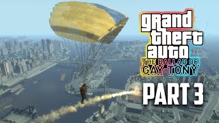 GTA 4 THE BALLAD OF GAY TONY Gameplay Walkthrough Part 3 - PARACHUTE (Xbox Series X)