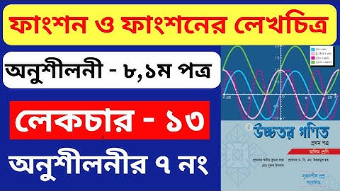 পর্ব - ১৩ | ফাংশন ও ফাংশনের লেখচিত্র hsc | Function and Graphs of Function | Higher Math 1st Paper