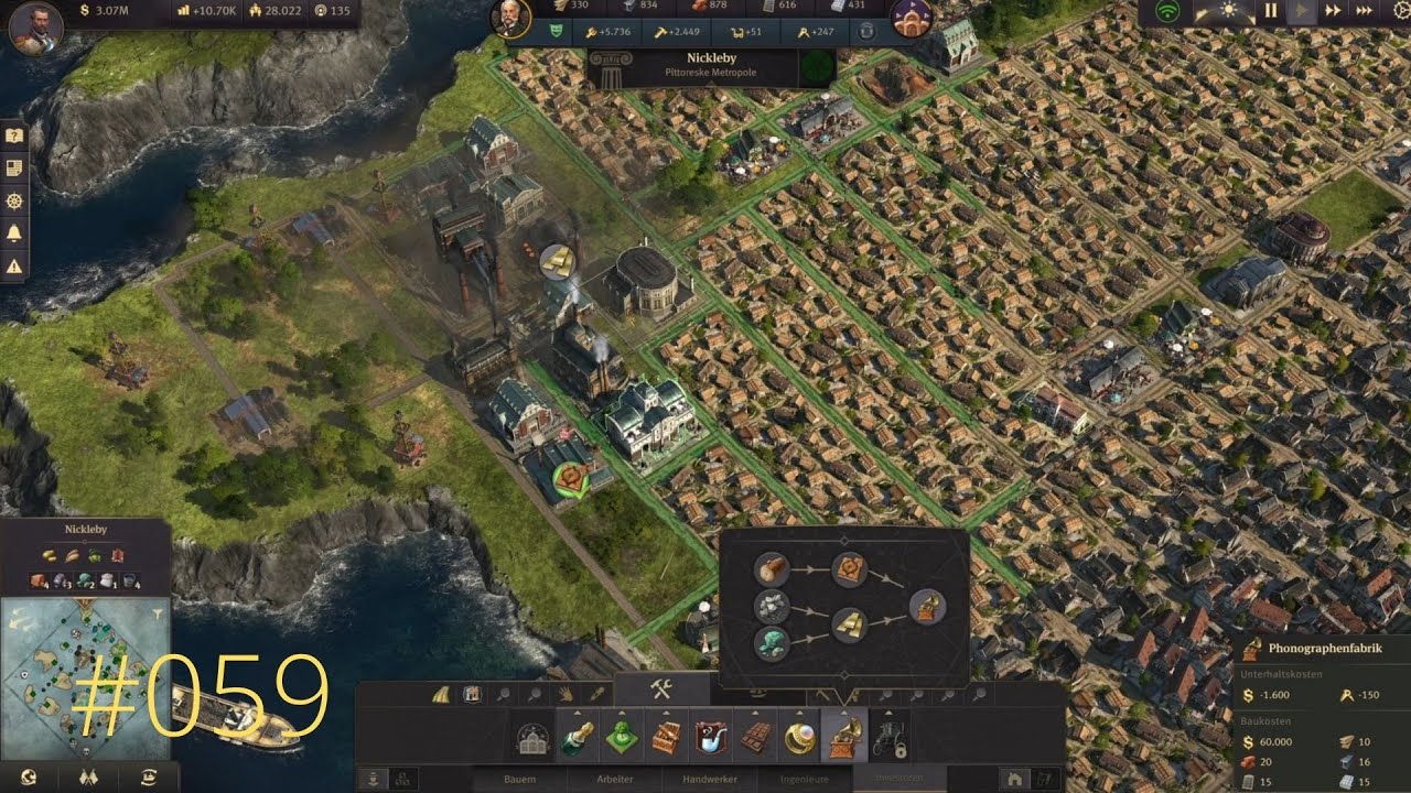 Anno 1800 [S01;E059] Gramophone YouTube