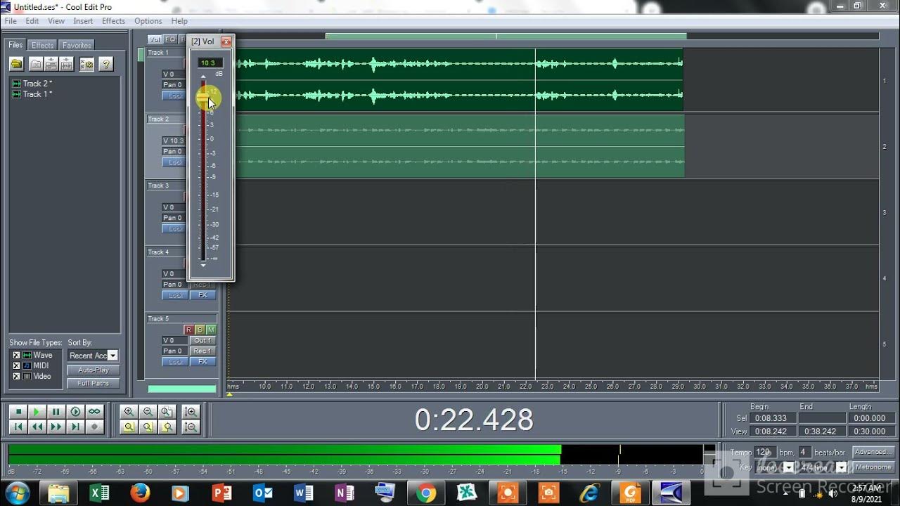 HOW TO RECORD MULTITRACK IN COOL EDIT PRO 2.1 YouTube