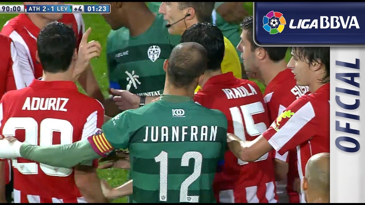 Expulsión de Aduriz tras encararse con Simao Mate