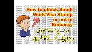 How to check work visa stamping status in embassy | Step by step information