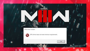 Fix: GPU Driver Version Error | MW3 Guide | Simple Guide