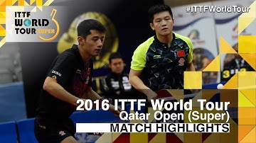 2016 Qatar Open Highlights: Zhang Jike/Fan Zhendong vs Tang Peng/Ho Kwan Kit (1/4)